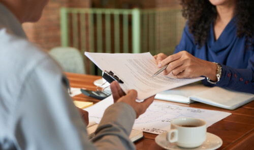 Consulting with lawyer